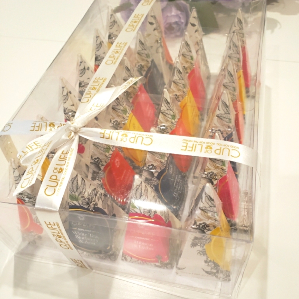 New in box Cup of life assorted teas